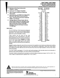 datasheet for 74ACT16623DL by Texas Instruments