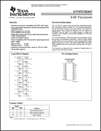 datasheet for CY74FCT2245ATPC by Texas Instruments