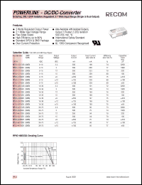 datasheet for RP03-123.3SB by 