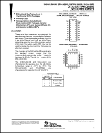 datasheet for SN54AS640J by Texas Instruments