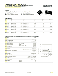 datasheet for RO-0505S by 