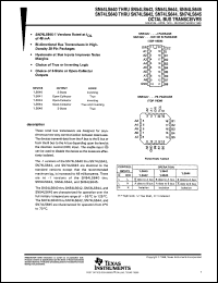 datasheet for SN54LS640J by Texas Instruments