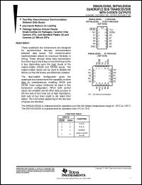 datasheet for SN74ALS243ADR by Texas Instruments