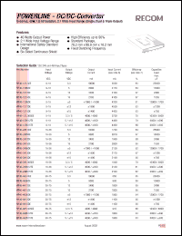 datasheet for RP40-123.3SE by 