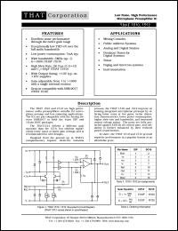 datasheet for THAT1510 by THAT Corporation