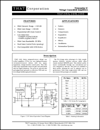 datasheet for THAT2180A by THAT Corporation
