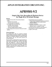 datasheet for APR9301-V2 by 