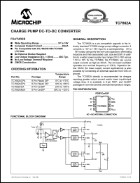 datasheet for TC7662AMJA by Microchip Technology, Inc.