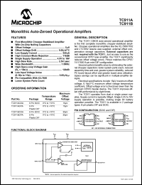 datasheet for TC911ACOA by Microchip Technology, Inc.