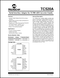 datasheet for TC520ACPD by Microchip Technology, Inc.