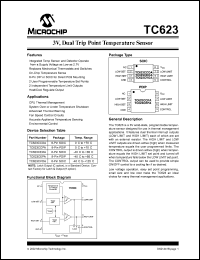 datasheet for TC623CVOA by Microchip Technology, Inc.