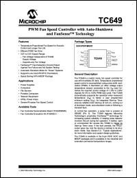 datasheet for TC649EUATR by Microchip Technology, Inc.