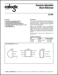 datasheet for CL1431S by Calogic, LLC