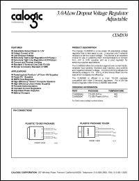 datasheet for CLM2830AT by Calogic, LLC
