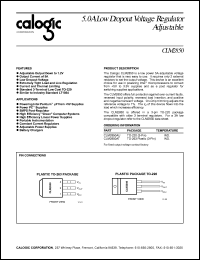 datasheet for CLM2850AU by Calogic, LLC