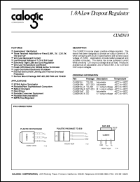 datasheet for CLM2810U by Calogic, LLC