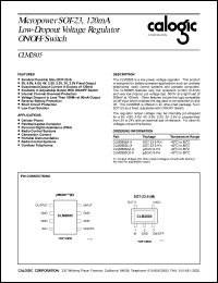 datasheet for CLM2805A-3.3 by Calogic, LLC