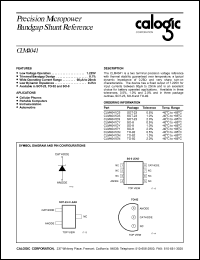 datasheet for CLM4041DY by Calogic, LLC