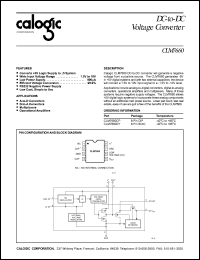 datasheet for CLM7660DY by Calogic, LLC