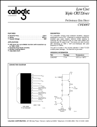 datasheet for CVA2400T by Calogic, LLC
