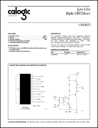 datasheet for CVA2405T by Calogic, LLC