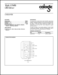 datasheet for CVA2419TX by Calogic, LLC