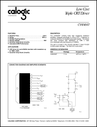 datasheet for CVA3404T by Calogic, LLC