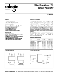 datasheet for CLM5205M by Calogic, LLC
