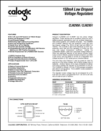 datasheet for CLM2951CP-5 by Calogic, LLC