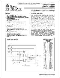 datasheet for CY74FCT162500ATPVC by Texas Instruments