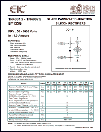 datasheet for 1N4002G by 
