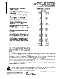 datasheet for SN74ABT162500DL by Texas Instruments