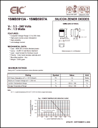 datasheet for 1SMB5913A by 