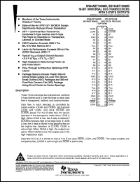 datasheet for SN74ABT16500BDGGR by Texas Instruments