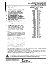 datasheet for SN74ABT16501DGGR by Texas Instruments