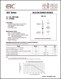 datasheet for 2EZ5.1D5 by 