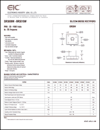 datasheet for BR5002W by 