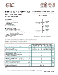 datasheet for BY550-1000 by 