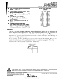 datasheet for 74AC11244DBR by Texas Instruments