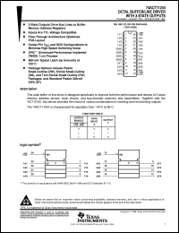 datasheet for 74ACT11244DBLE by Texas Instruments