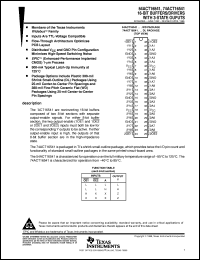 datasheet for 74ACT16541DL by Texas Instruments