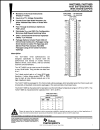 datasheet for 74ACT16825DL by Texas Instruments