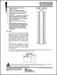 datasheet for 74ACT16827DL by Texas Instruments