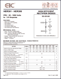 datasheet for HER307 by 