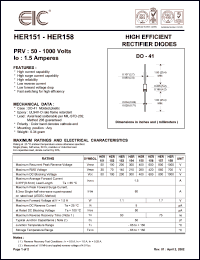 datasheet for HER151 by 