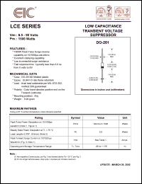 datasheet for LCE9.0A by 