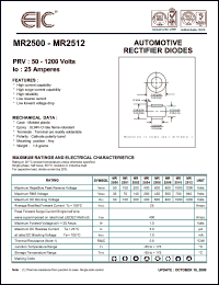 datasheet for MR2500 by 