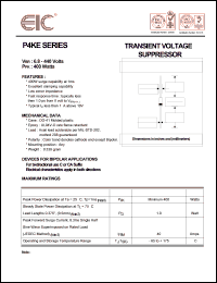 datasheet for P4KE11A by 