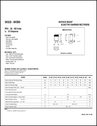 datasheet for SK53S by 