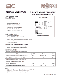 datasheet for STUB5D8 by 